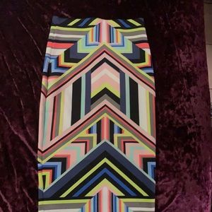 Small XOXO colorful skirt